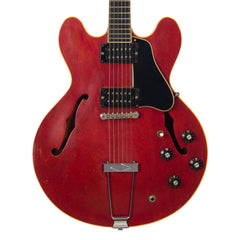 Vintage 1970-1972 Gibson ES-330 TDC - Cherry - Converted to Humbuckers, Ebony Fingerboard and custom John Watkins fingerboard Inlay - USED
