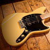 Eastwood Guitars Warren Ellis Tenor Baritone 2P Desert Sand Closeup