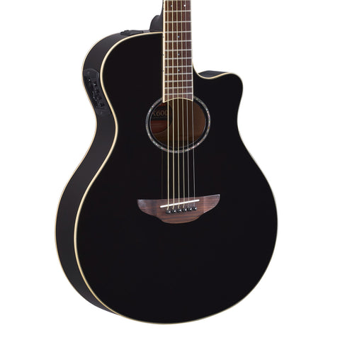 Yamaha Guitars APX600 - Black - Acoustic Electric Thinline Cutaway 889025115025 - NEW!