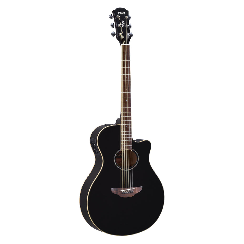 Yamaha Guitars APX600 Black Acoustic Electric Thinline Cutaway 889