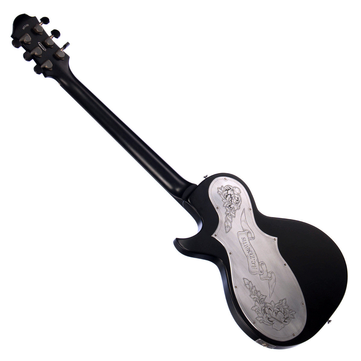 Zemaitis Guitars Custom Shop 1-off Metal Front CS24MF Leaf Inlay