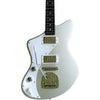 Eastwood Guitars Jeff Senn Model One Baritone Sonic Silver LH Featured