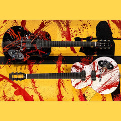 Di Donato Guitars Revenge is a Dish Best Served Cold - One of a Kind Custom Artwork and 2 Guitars!
