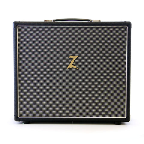 Dr. Z Amps 1x12 Cabinet - Black w/ Salt and Pepper Grille - Celestion Vintage 30 - Convertible Open / Closed Back - NEW!