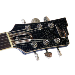 PRICE DROP! Duesenberg Guitars Starplayer TV Outlaw - DTV-OL - Black Crocodile - Semi-Hollow electric guitar