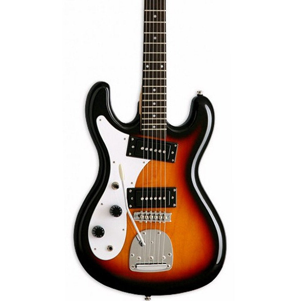 Eastwood Guitars Hi-Flyer PHASE 4 DLX Lefty - Sunburst - Left Handed Univox Hi-Flier Replica - NEW!