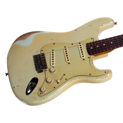 Fender Custom Shop MVP Series 1960 Stratocaster Heavy Relic Masterbuilt John Cruz - Olympic White