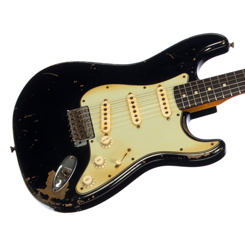 Used Fender Custom Shop MVP Series 1960 Stratocaster Heavy Relic Masterbuilt John Cruz - Black