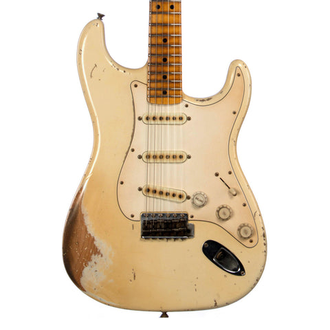 Fender Custom Shop MVP Series 1969 Stratocaster Relic Masterbuilt John Cruz - Olympic White