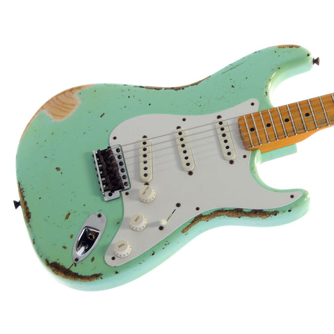 Fender Custom Shop 60th Anniversary 1954 Stratocaster Heavy Relic Limited Edition - Surf Green