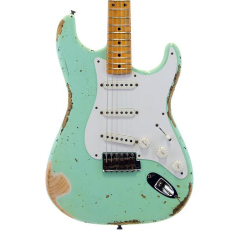Fender Custom Shop 60th Anniversary 1954 Stratocaster Heavy Relic Limited Edition - Surf Green