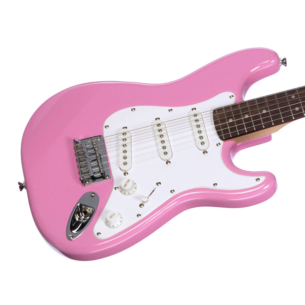 Squier Mini Strat 3/4 scale Stratocaster - Electric Guitar for Kids, Beginners and Travel!