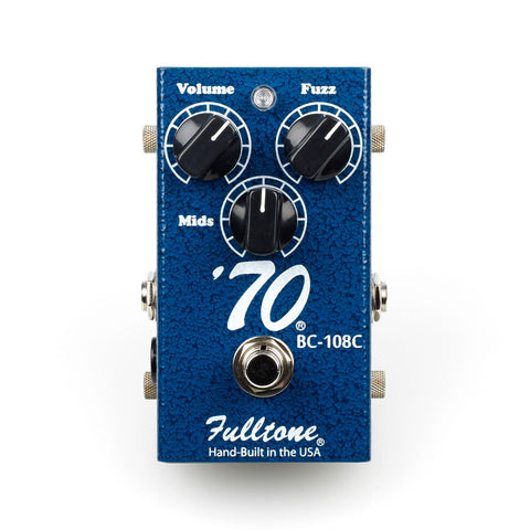 Fulltone 70 BC-108C Fuzz Face style guitar effects pedal - NEW!