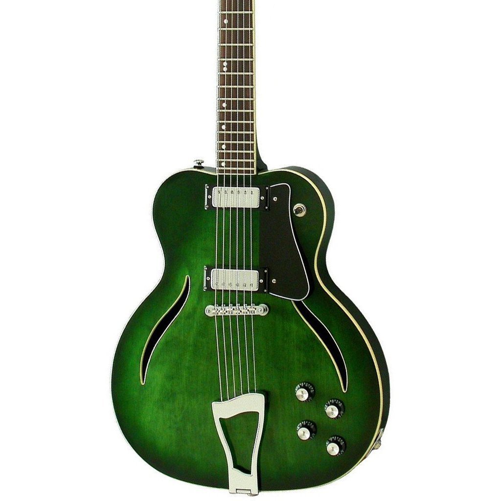 Eastwood Guitars Messenger - Trans Green - Musicraft / Mark Farner -inspired Tribute Model - NEW!