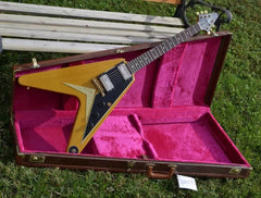 Used Gibson Custom 50th Anniversary 1958 Flying V Korina Reissue Historic Makeovers