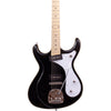 Eastwood Guitars Sidejack Baritone DLX-M - Black - Maple Fingerboard Deluxe Mosrite-inspired Offset Electric - NEW!