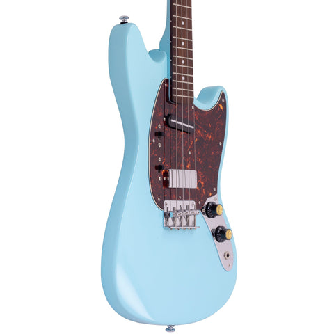 Eastwood Guitars Warren Ellis Signature Tenor Baritone 2P - Sonic Blue - NEW!