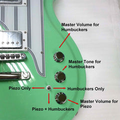 Airline Guitars MAP Colin Newman Signature - Seafoam Green - Signature Model Electric Guitar with Piezo Pickup - NEW!