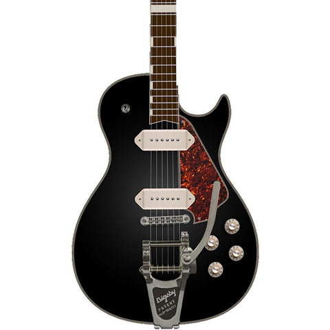 Airline Guitars Mercury DLX - Black - Semi Hollowbody Electric Guitar - NEW!