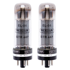 Mesa Boogie Amps EL34 STR-447 Duet - Matched Pair of Power Tubes for Guitar Amplifier