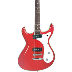 Eastwood Guitars Sidejack Baritone - Red - Mosrite-inspired Offset Electric Guitar - NEW!