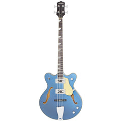 Eastwood Guitars Classic 4 Bass - Pelham Blue - 30" Short Scale Semi-Hollow Body - NEW!