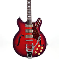 Airline Guitars H78 - Vintage Redburst - Vintage Reissue Semi Hollow Electric Guitar - NEW!