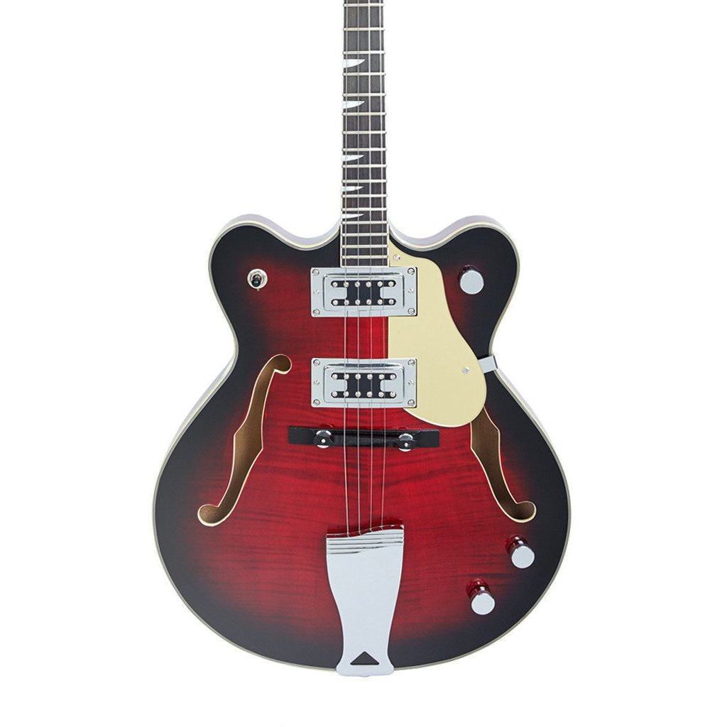 Eastwood Guitars Classic Tenor - Redburst - Hollowbody Electric Tenor Guitar - NEW!