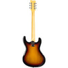 Eastwood Guitars Sidejack PRO DLX Sunburst Full Back