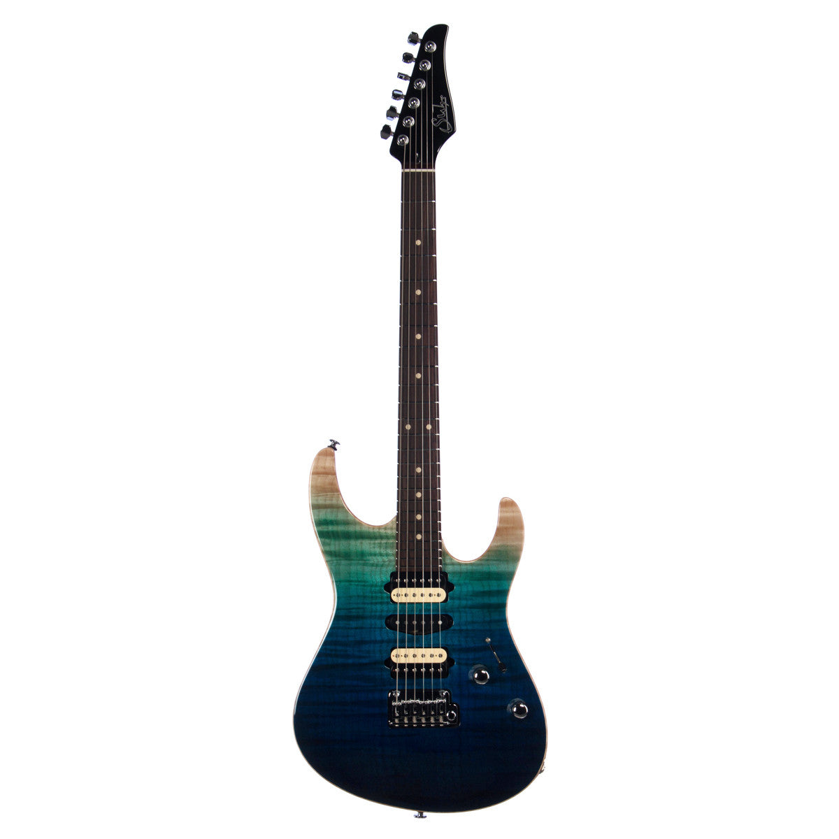 Suhr Custom Modern Carve Top Limited Edition - Aqua Blue