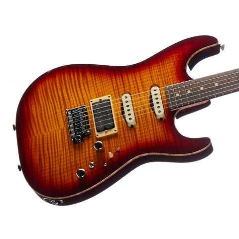 Tom Anderson Drop Top - Dark Cherry Sun Burst