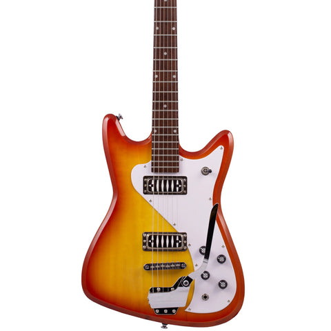 Airline Guitars Vanguard - Teaburst - Vintage Kay -inspired tribute model Solidbody Electric - NEW!