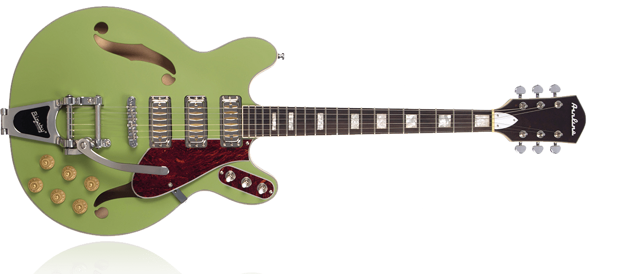 Airline Guitars H78 - Satin Mint Green